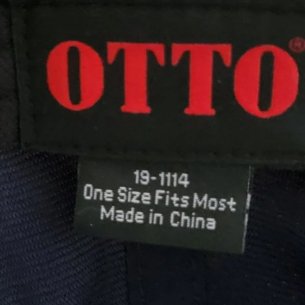 OTTO 19-1114 Snapback Trucker Cap in Navy Blue