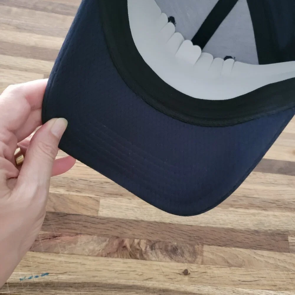 OTTO 19-1114 Snapback Trucker Cap in Navy Blue