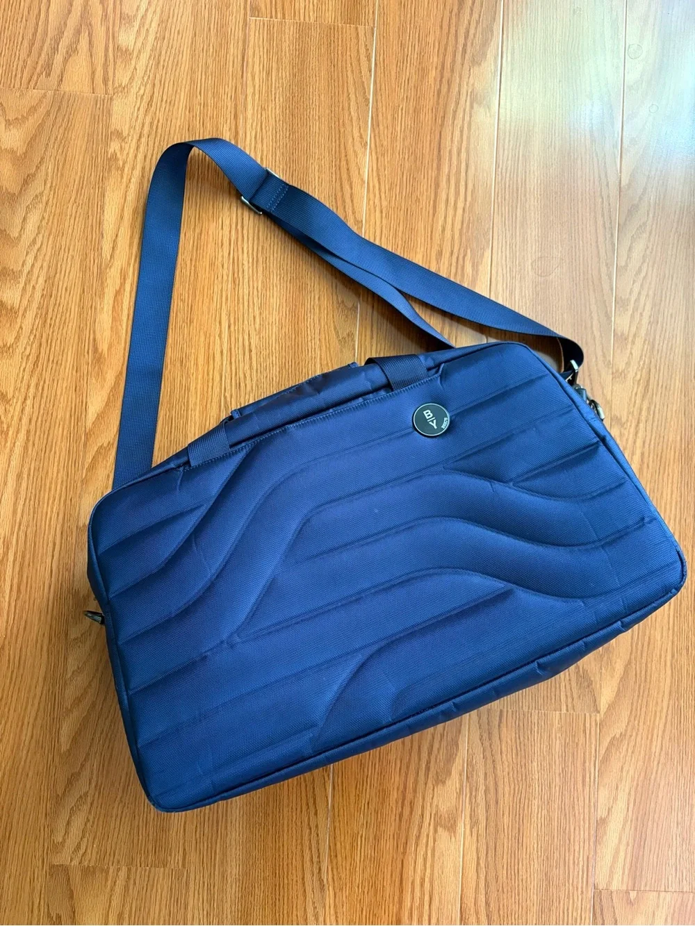 Brics Ulisse Navy Travel Bag with Shoulder strap