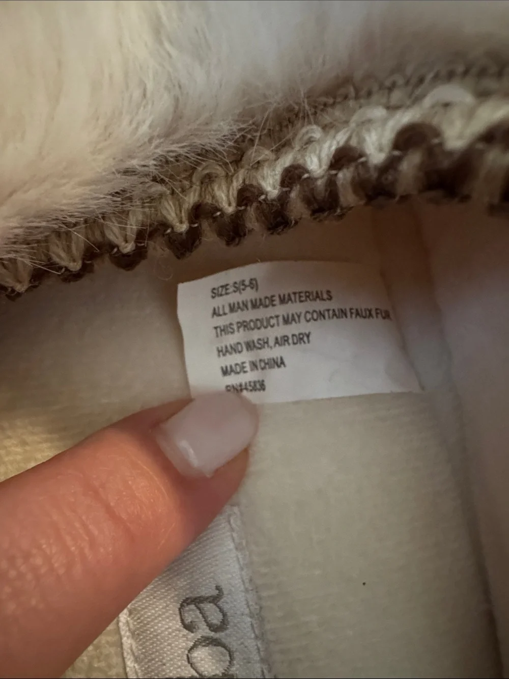 Kooba cozy faux