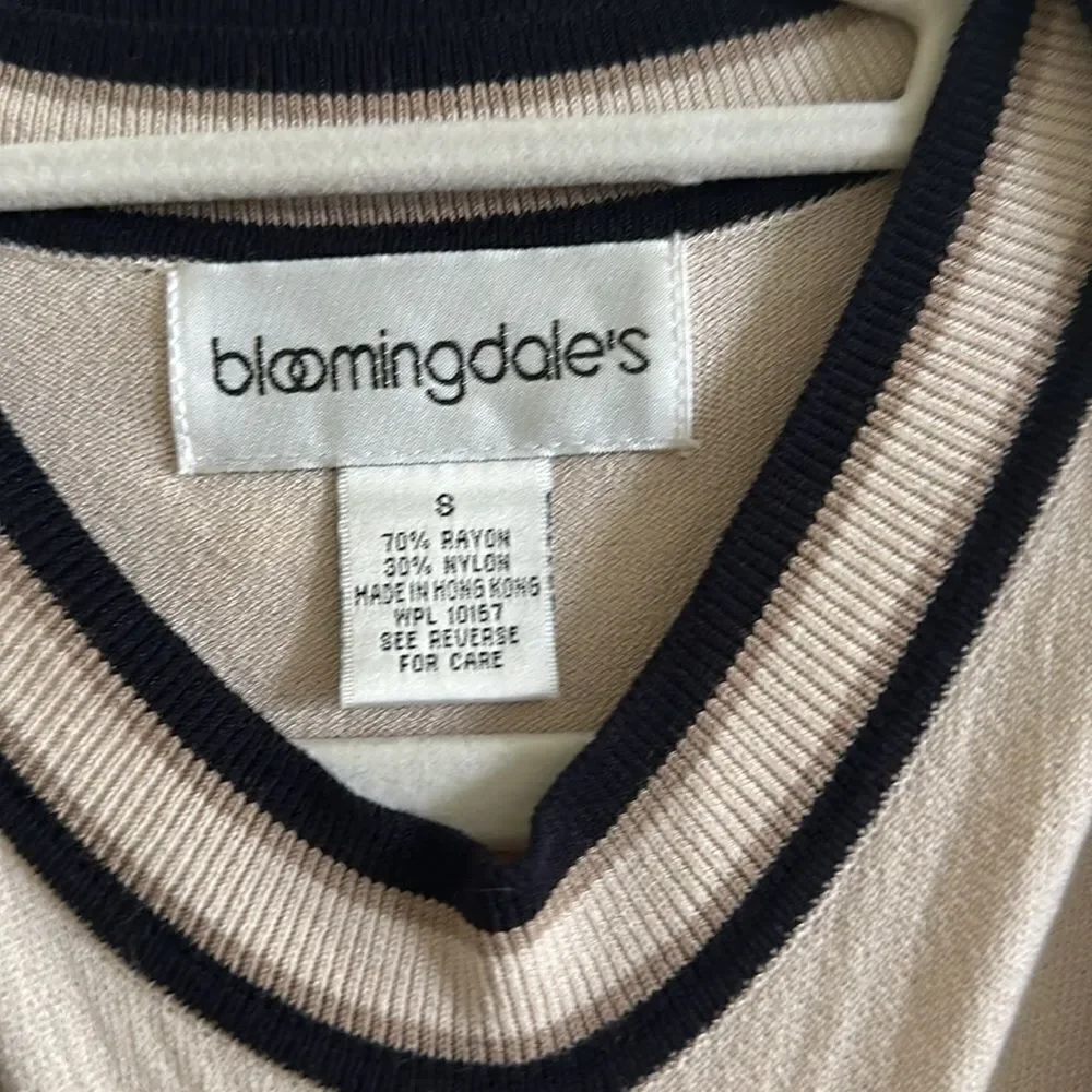 Bloomingdales tan sleeveless