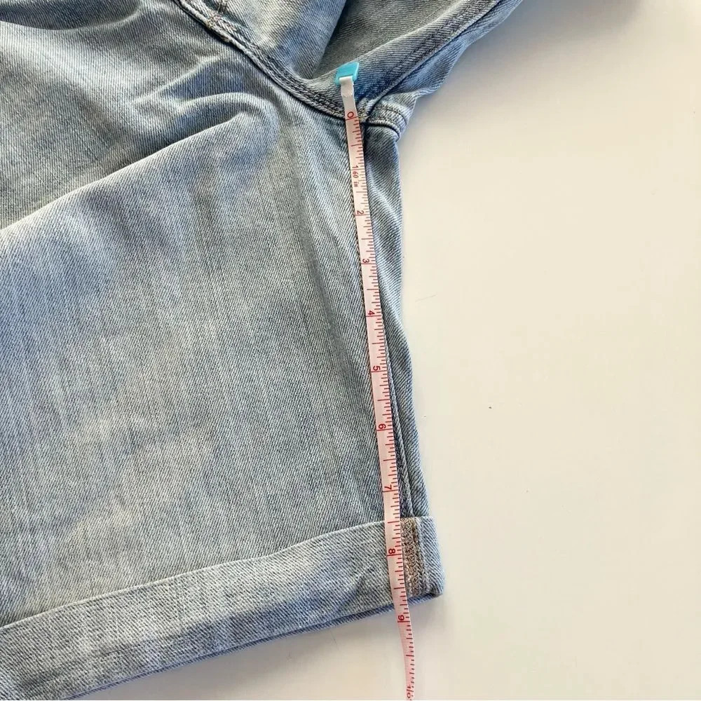 Sashiko Denim Bermuda Shorts