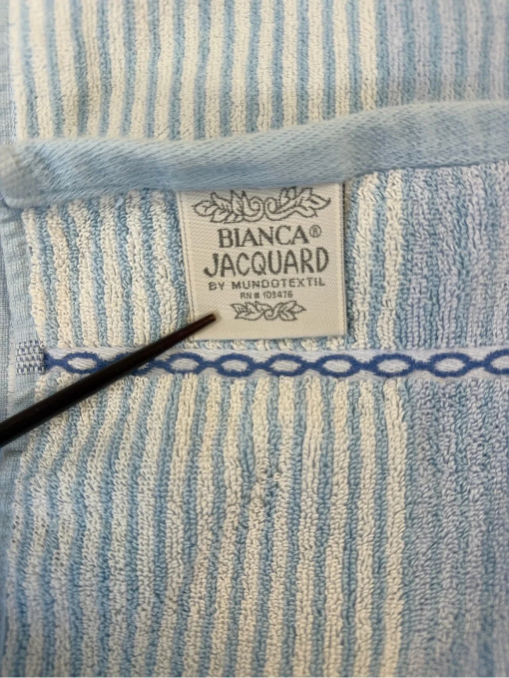 Bianca Jacquard vintage bianca