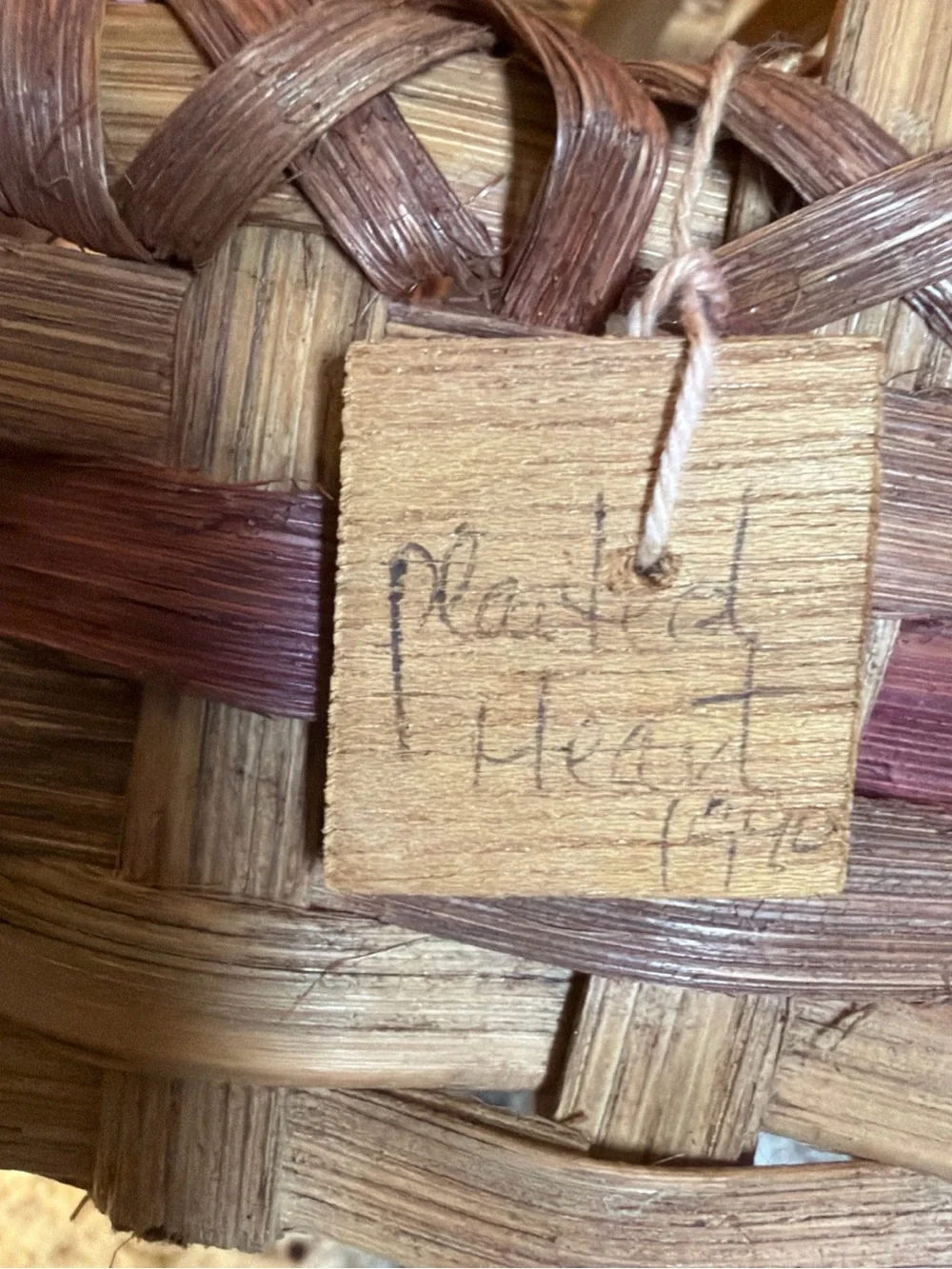 N/A handwoven heart