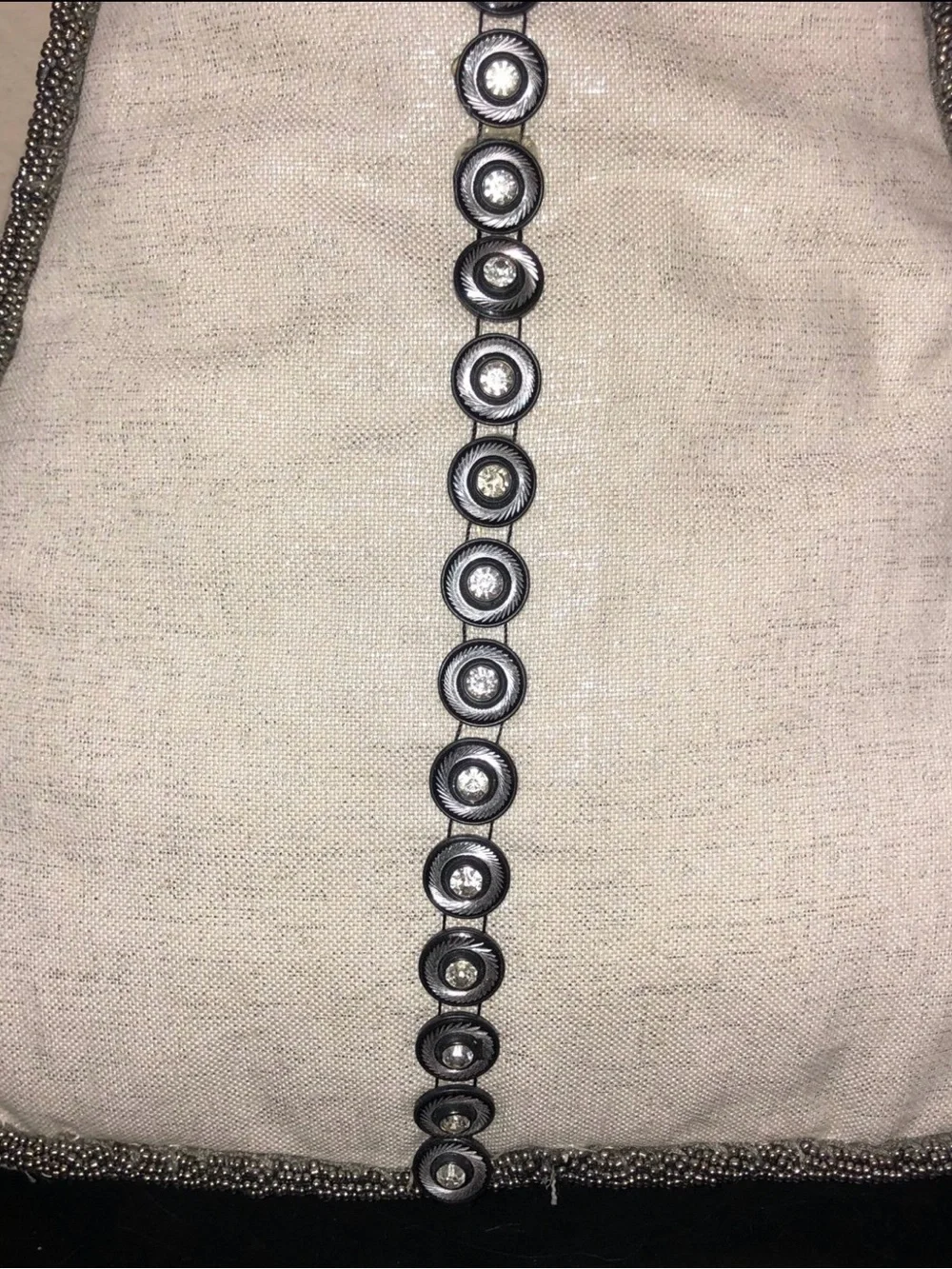 Embellished Triangle Accent Pillow
