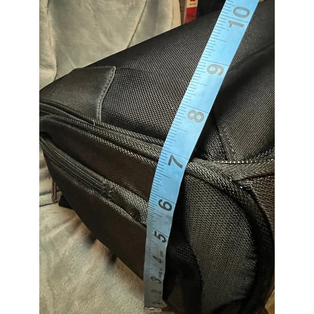 Delsey Black Rolling Carry On Tote Bag Travel Luggage Organizer 15