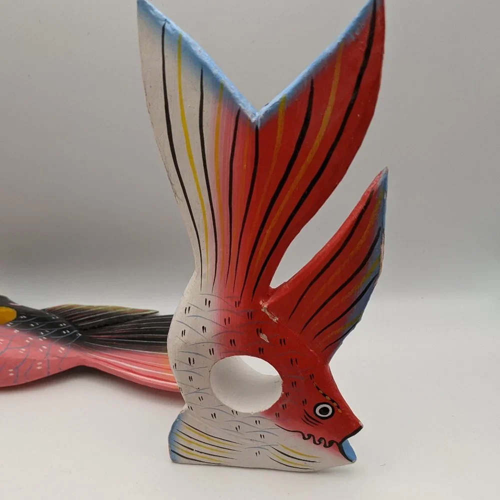 🧨🧨Napkin Rings Set of Four Fish Theme