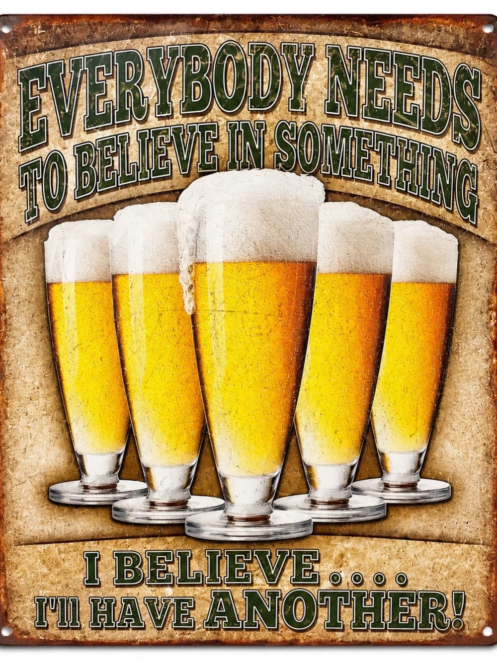 NEW Beer Metal Sign