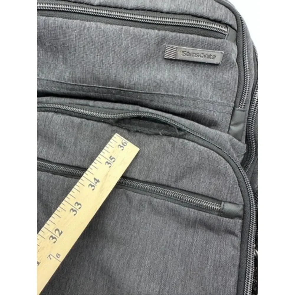 Samsonite Modern Utility Double Shot Laptop Backpack Charcoal Heather‎