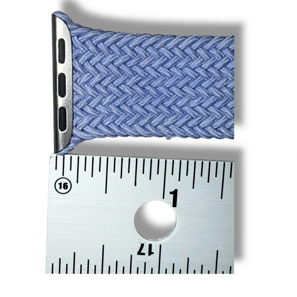 41mm English Lavendar Braided Solo Loop - Size 8