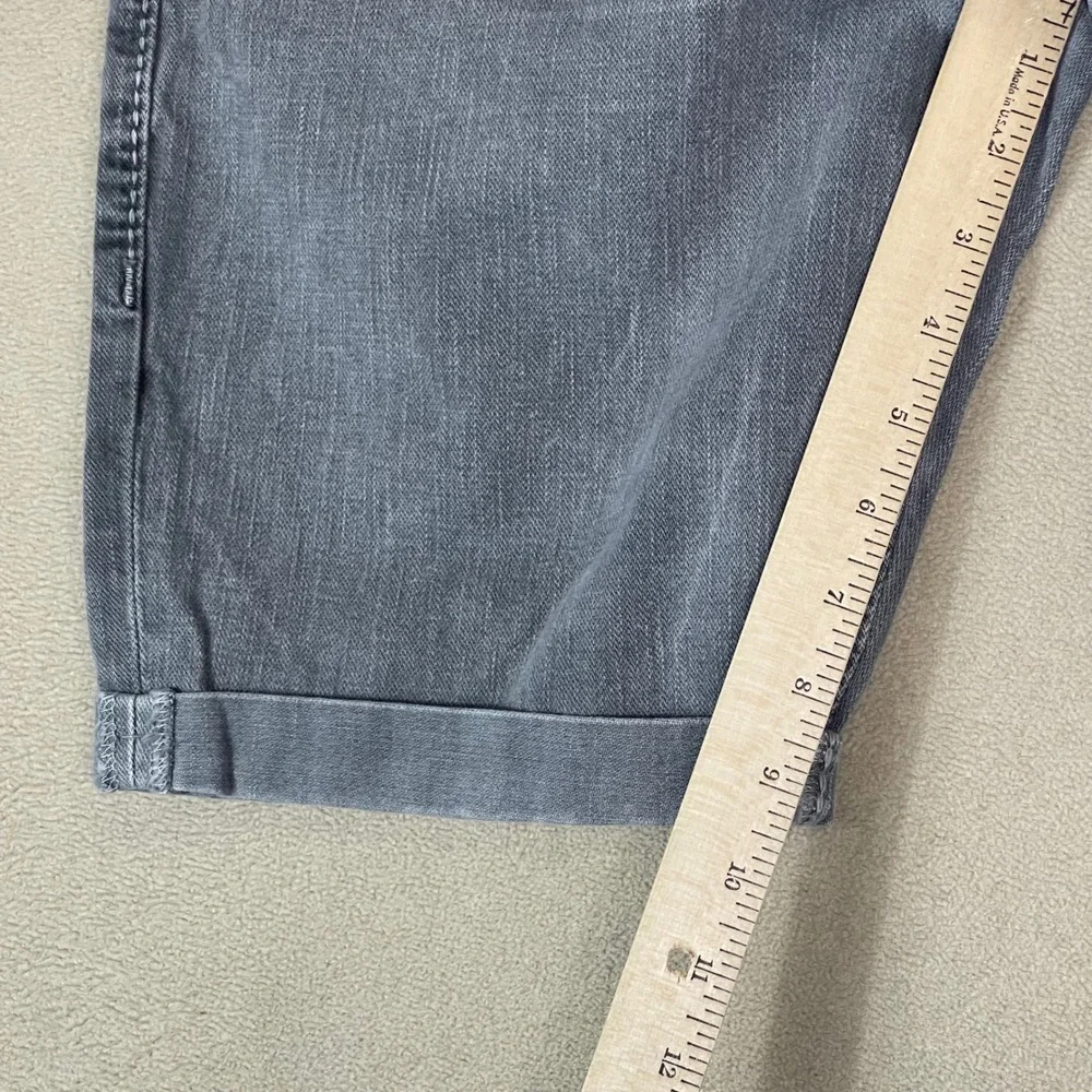 True Religion Men Geno Cut Off Jean‎ Shorts Gray Size 32 Distressed