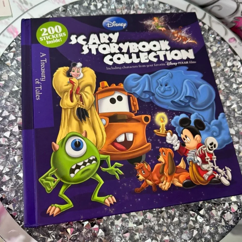 4 Disney Classic Storybook Collection books hard cover silver page trim 4 books