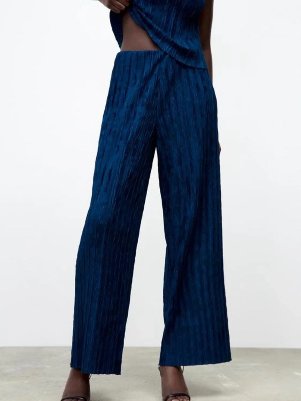 Zara Sleeveless Navy matching set