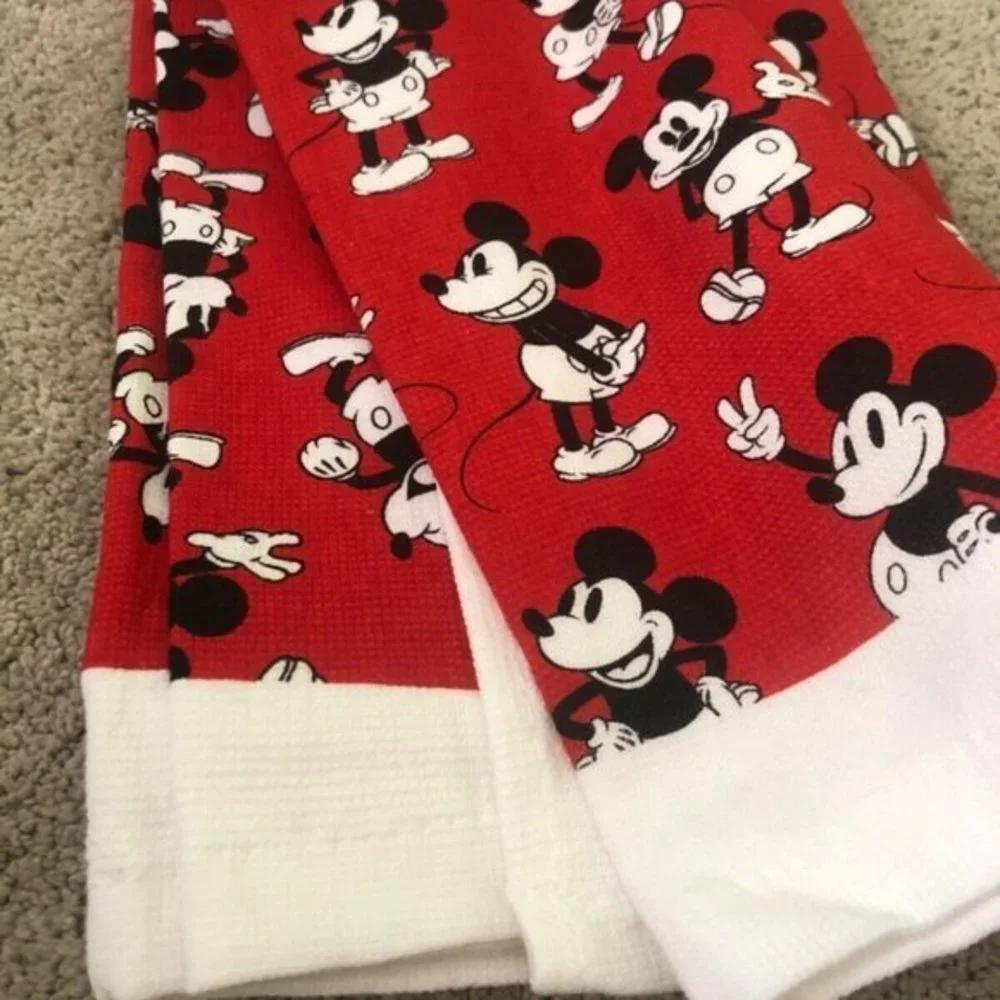 Disney Mickey‎ 2pk Dish Kitchen Towels New