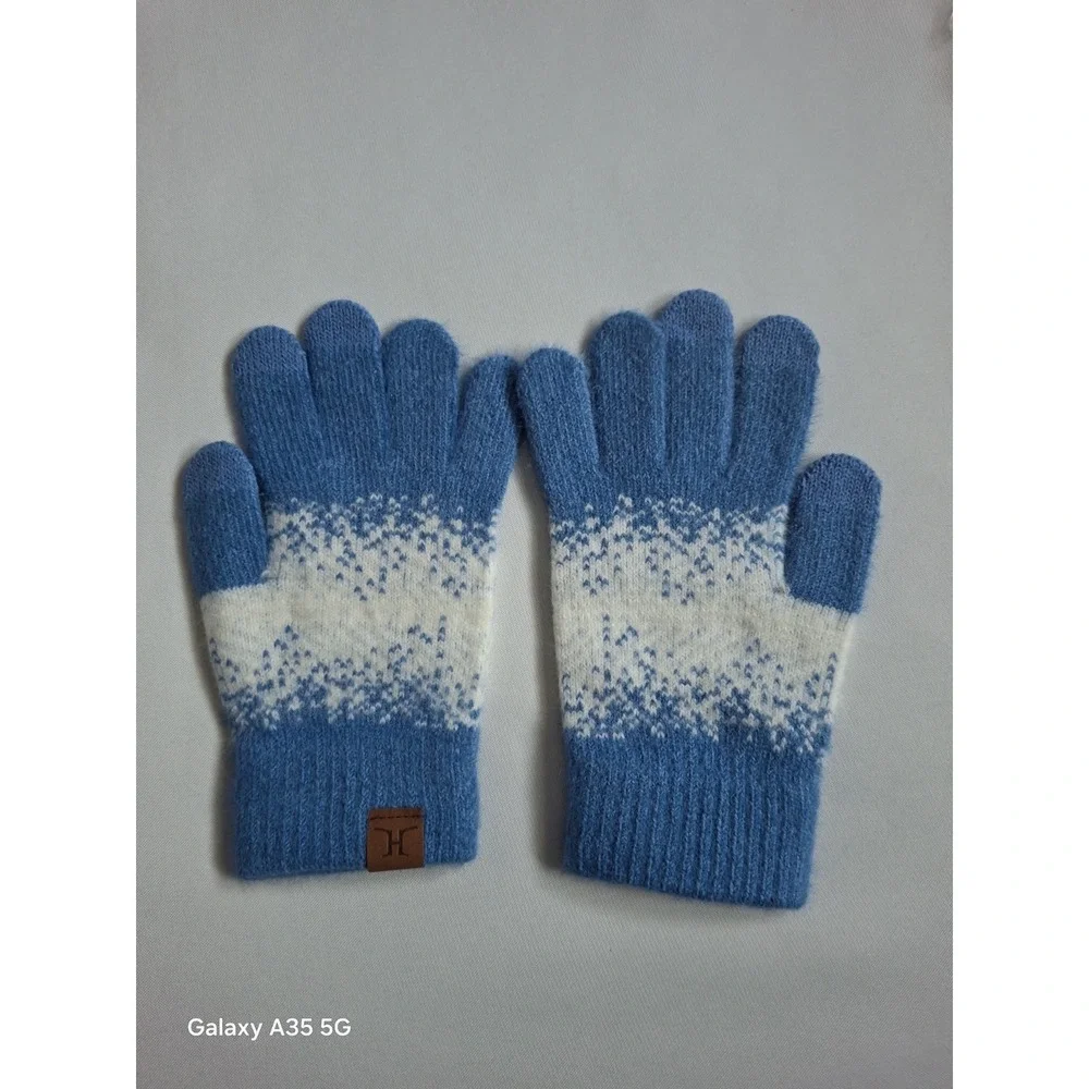 Womens Winter Warm Touchscreen Gloves‎ Knit Working  texting One Size