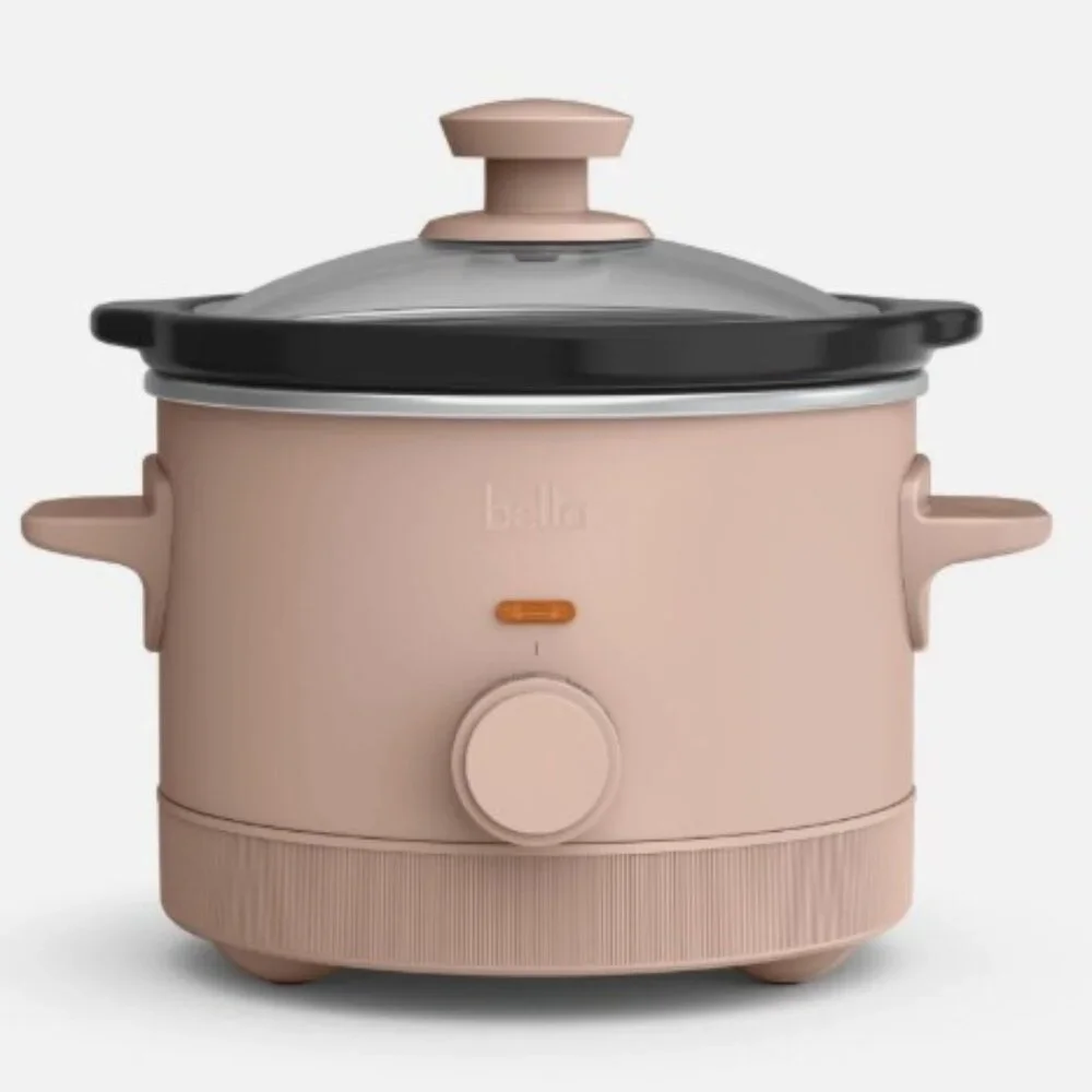 Bella 1.5 Qt Slow Cooker Blossom with 3 Heat‎ Manual Stoneware LY-1502R