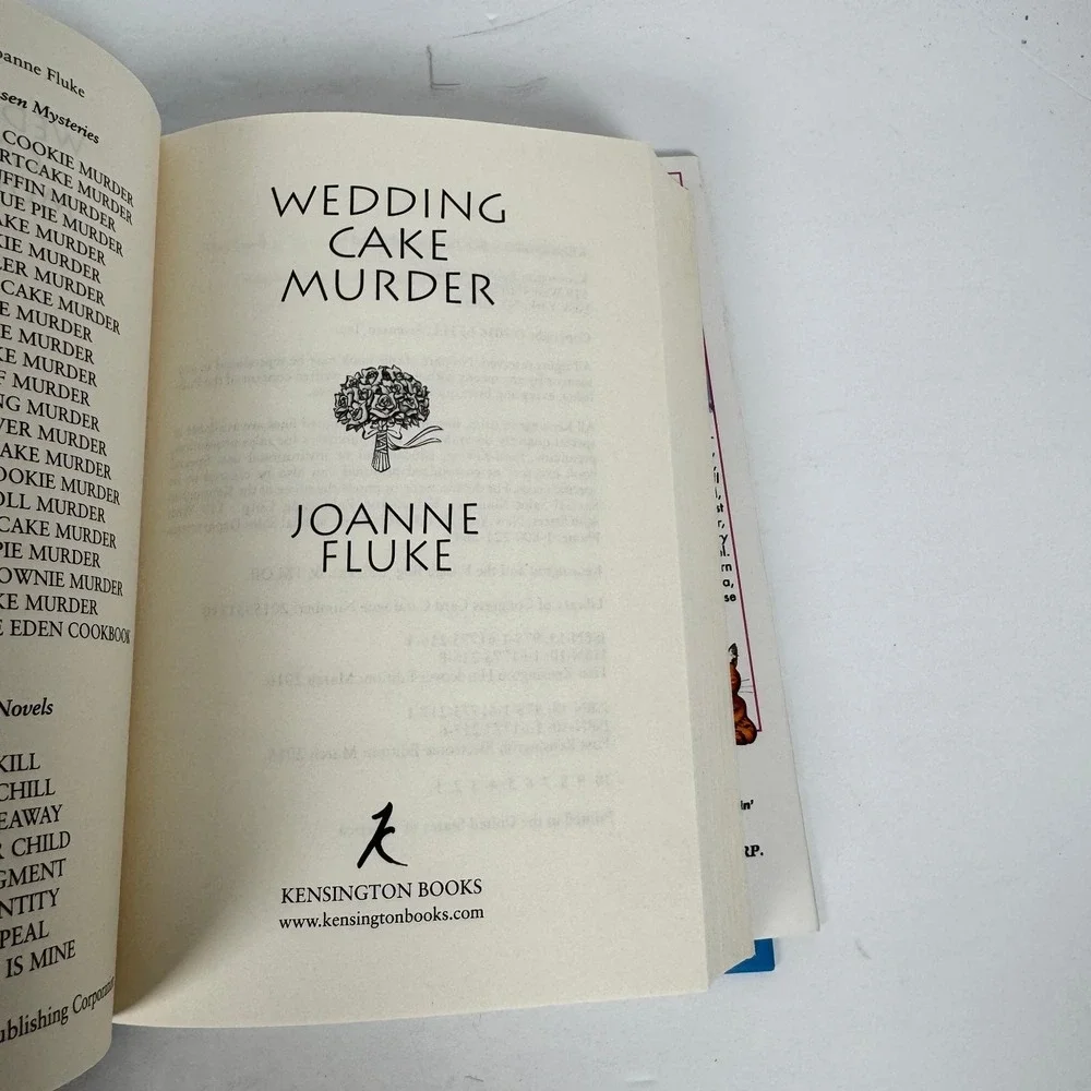 Wedding Cake Murder Joanne Fluke 2016 First Edition Hardcover‎ Mystery Recipes