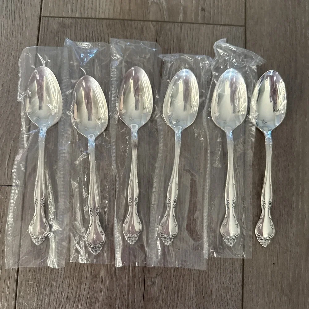 Set of 6 Oneida Community AFFECTION Flatware Teaspoons 6