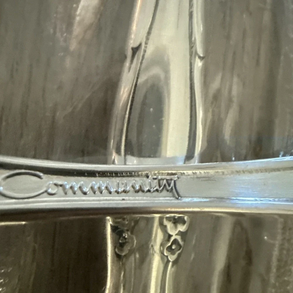 Set of 6 Oneida Community AFFECTION Flatware Teaspoons 6