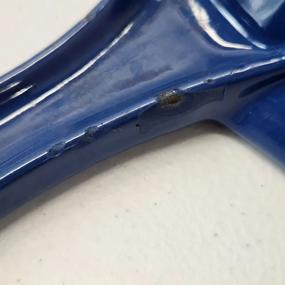 Le Creuset #22 Cobalt Blue Enamel Cast Iron Multifunction Saucepan Skillet Set