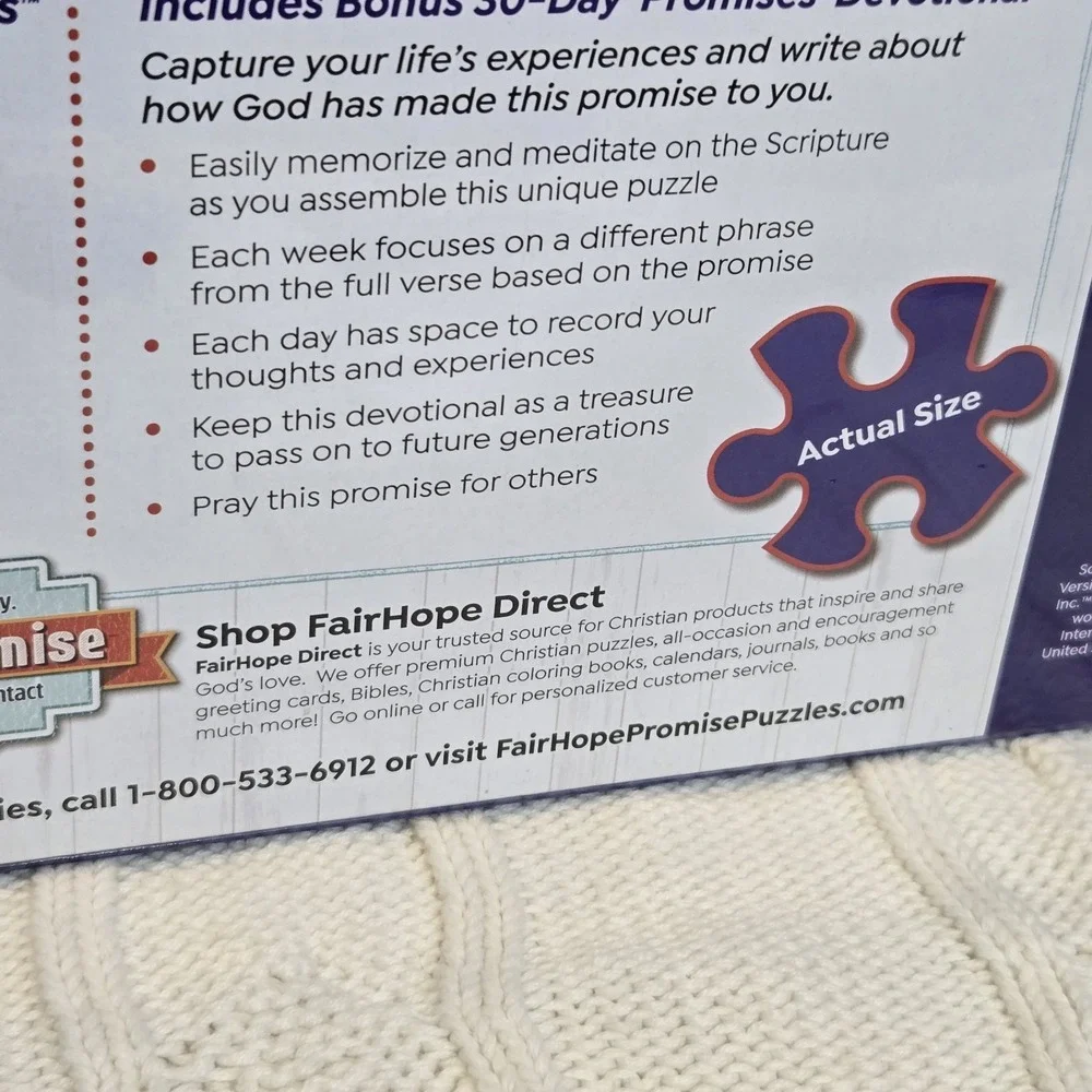 Fairhopes Promise Puzzle sealed new