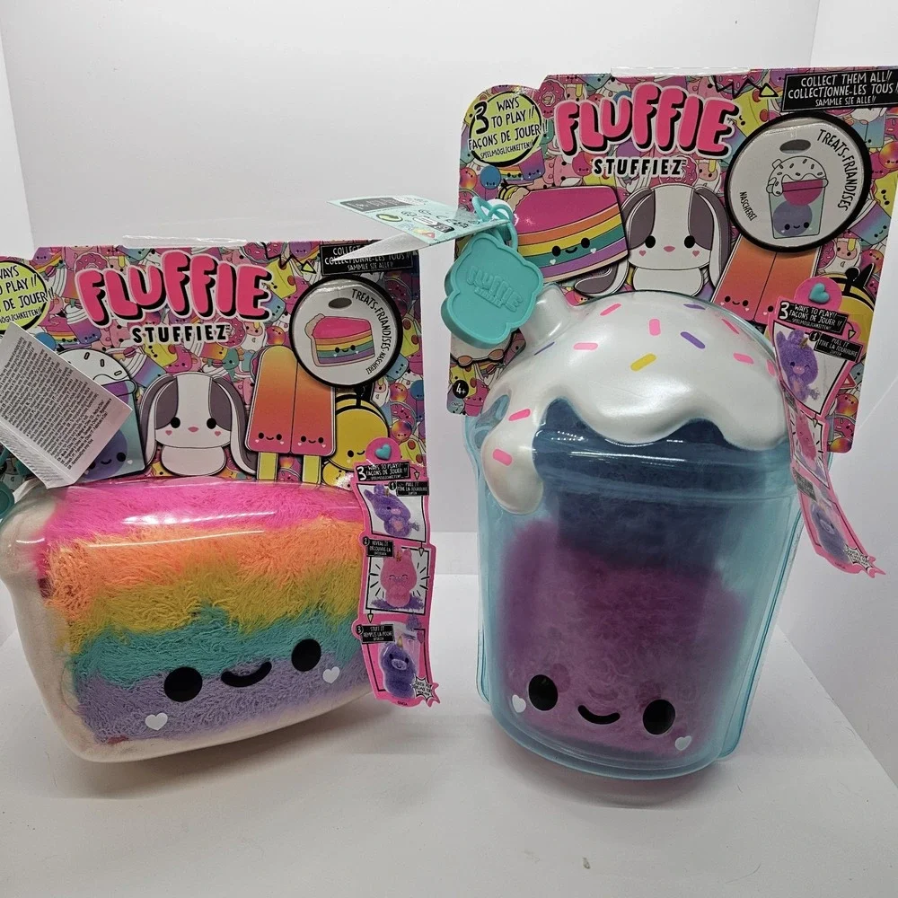 Lot of 2 Fluffie‎ Stuffiez — Sealed Surprise Plush Toys, Brand New