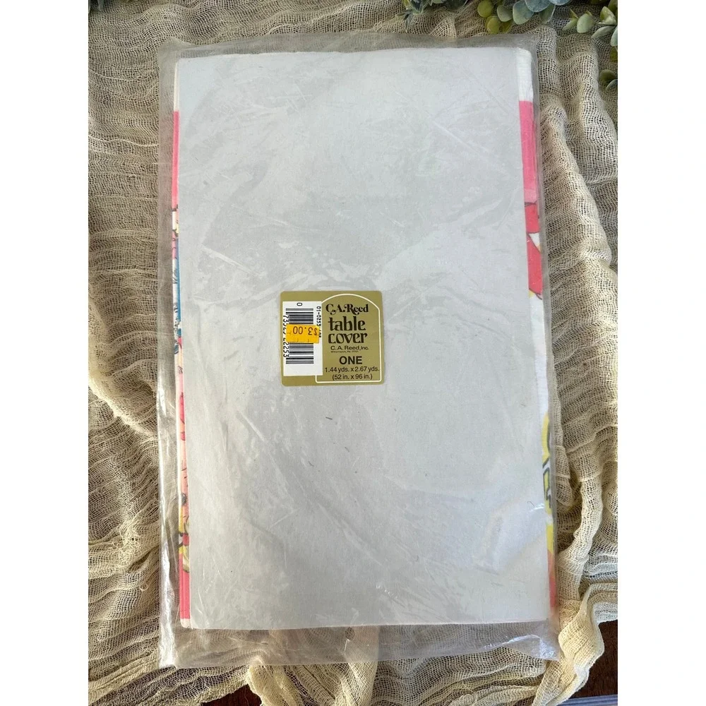 1990s CA Reed Stardancer table‎ cover paper tablecloth vintage party supplies