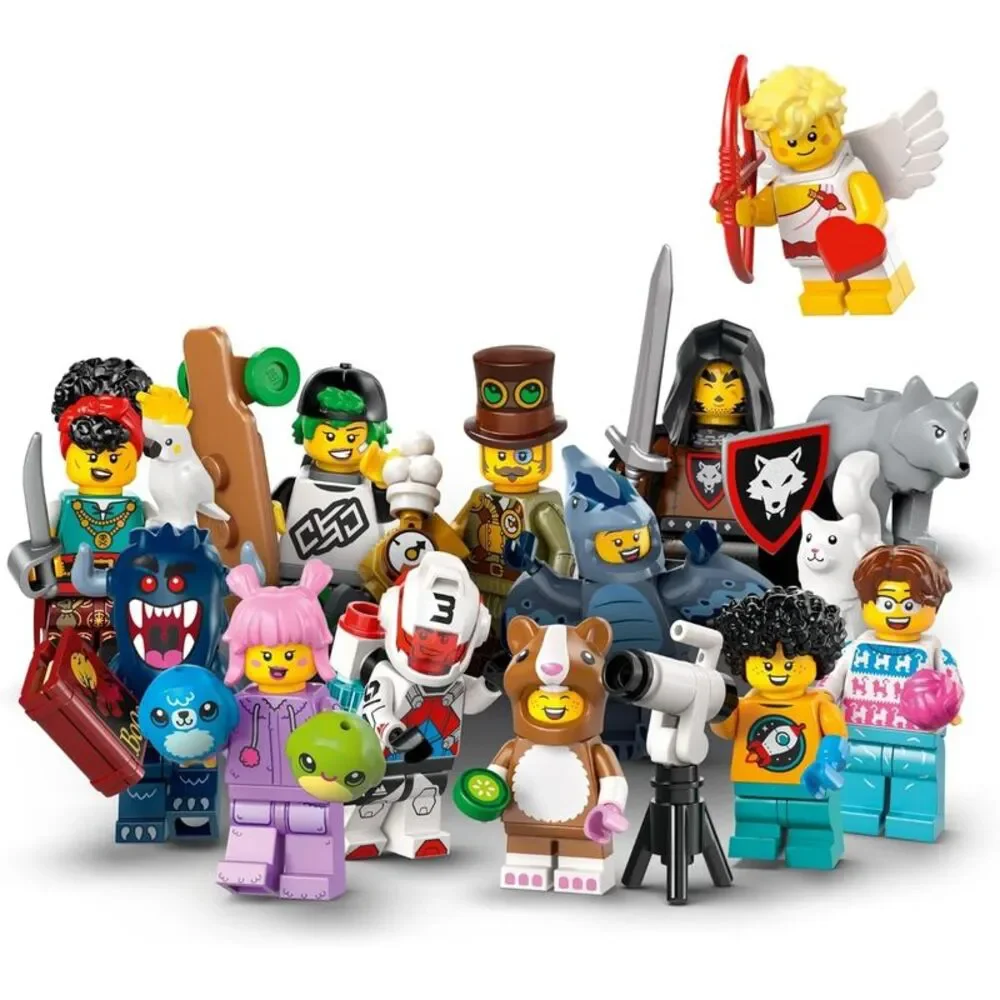 Lego Minifigures Blind Bags - Bright Green Pack (Set of 4)