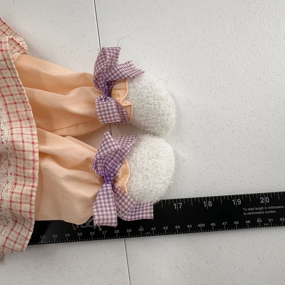 Vintage Plush‎ Easter Bunny Rabbit Spring Door Wreath Wall Hanging Decor 18