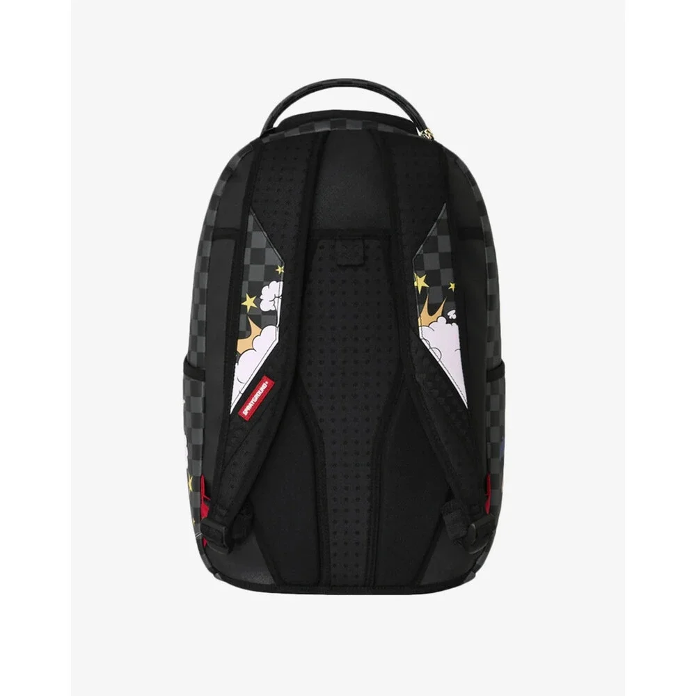 Sprayground Looney Tunes Fight Cloud Backpack Unisex Black Graphic Bag SPR256