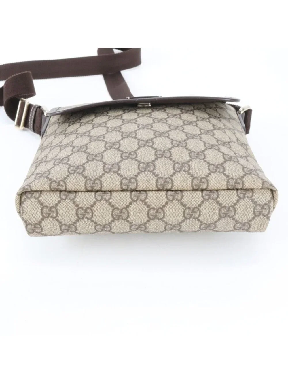 Gucci GG Supreme Leather Shoulder Bag Crossbody Messenger Business