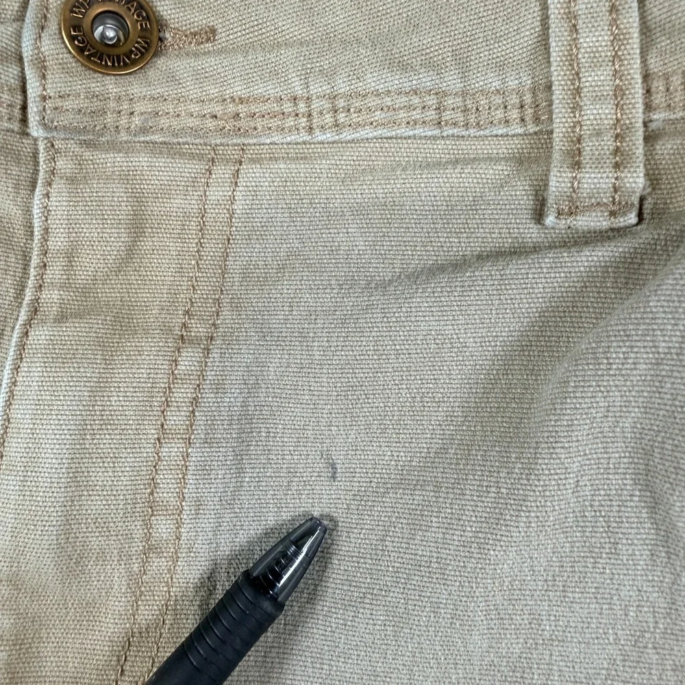 Weatherproof Vintage Flex Utility Pants Mens 34x29 Beige Cotton Relaxed‎ Fit