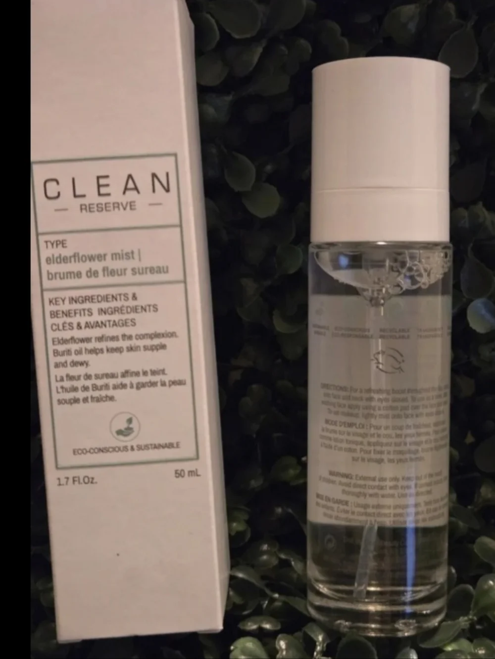 CLEAN RESERVE Facial Spray Hydrating Liquid 1.7 oz NIB
