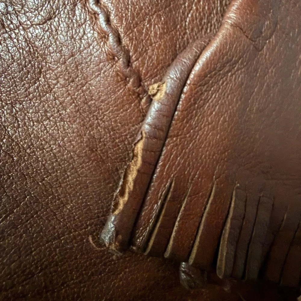 Vintage brown leather