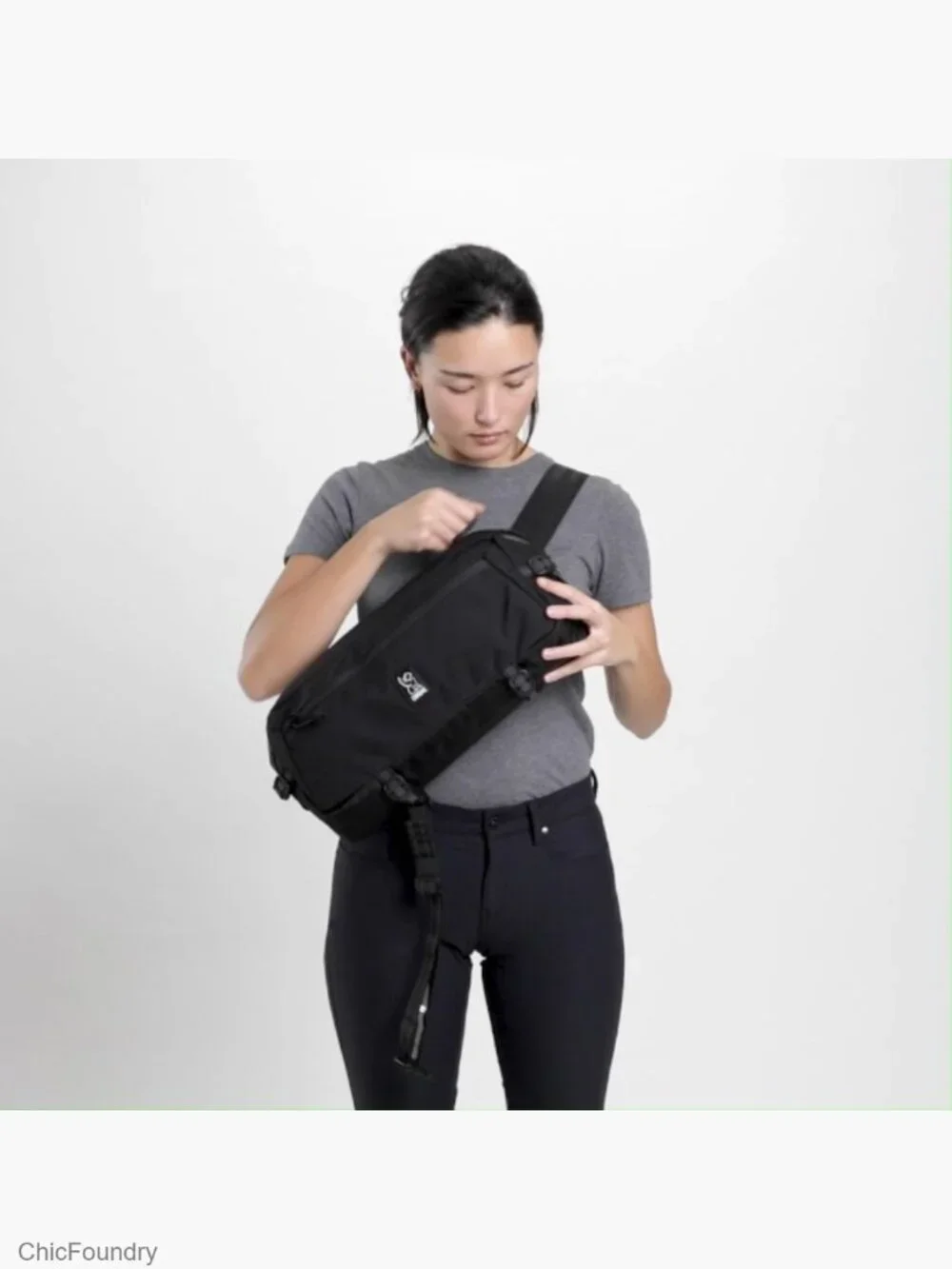 Sling Messenger Bag Crossbody Backpack 9L - Adjustable Strap, Water Resistant