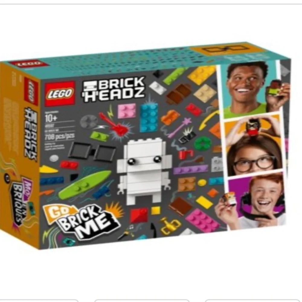 Lego Brick Headz set 41597 new in sealed box 708 pieces rare & retired