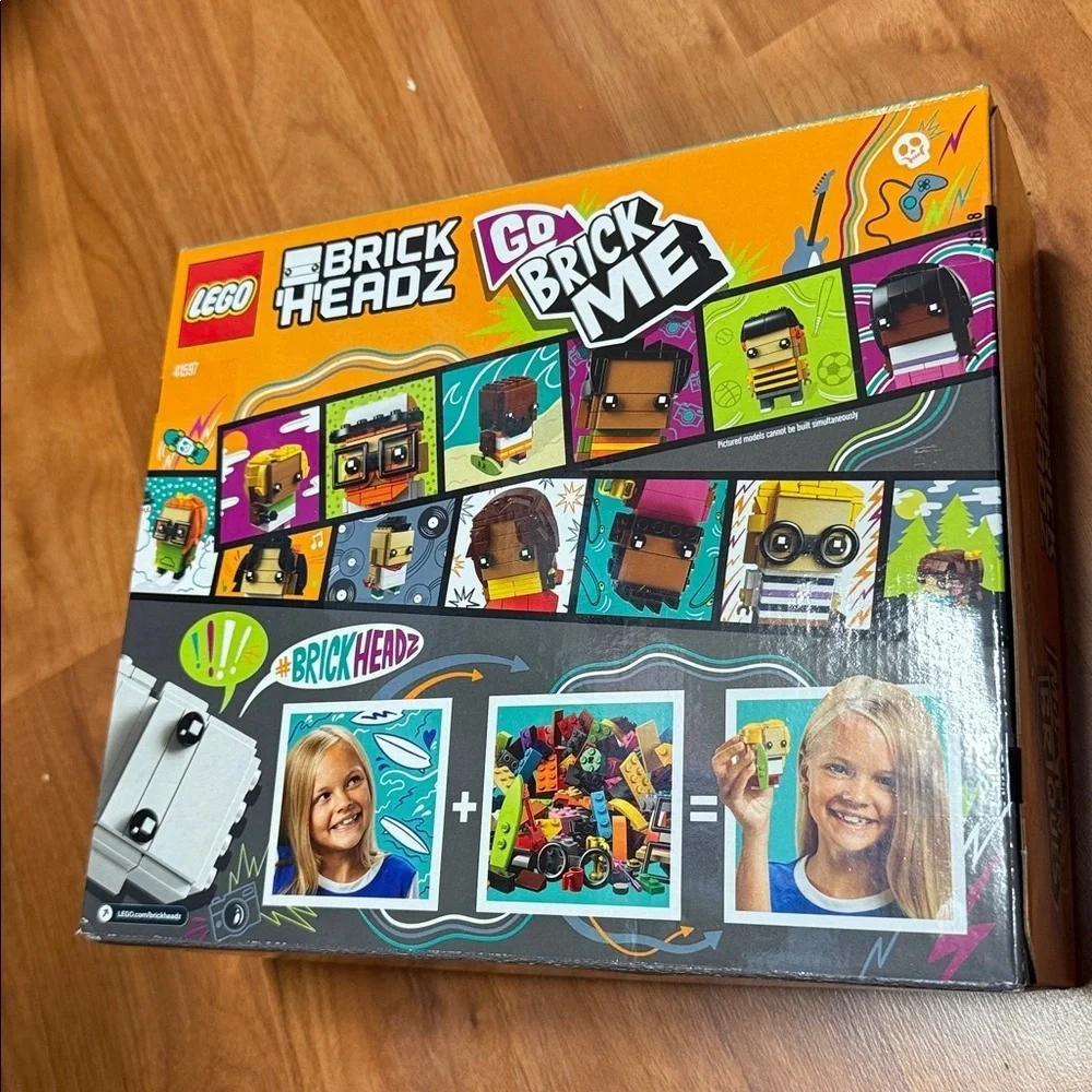Lego Brick Headz set 41597 new in sealed box 708 pieces rare & retired
