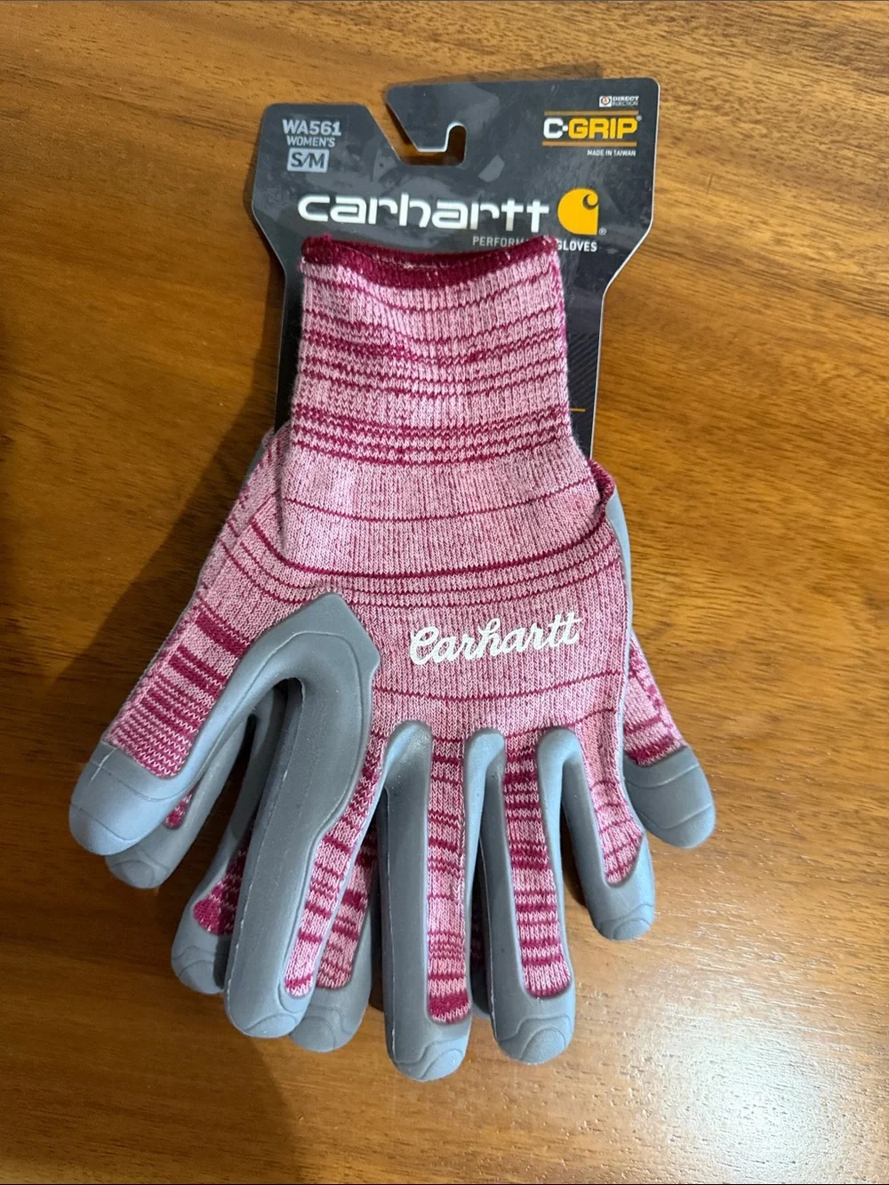 Carhartt Women's Pink & Gray C-Grip Performance Gloves