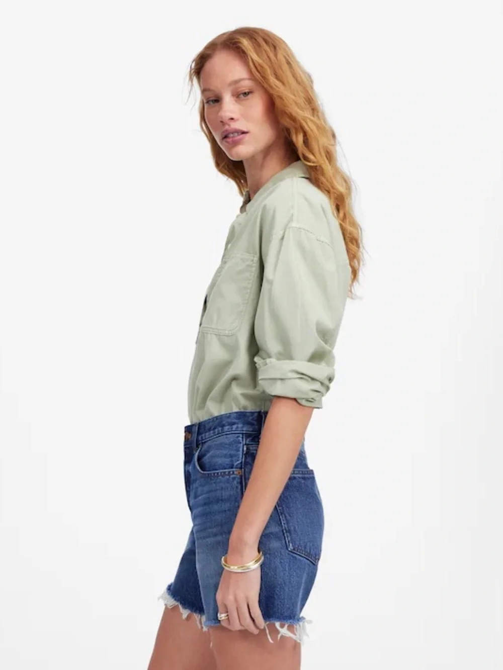 Madewell The Brynn Long Short – Polacheck Wash | Size 27