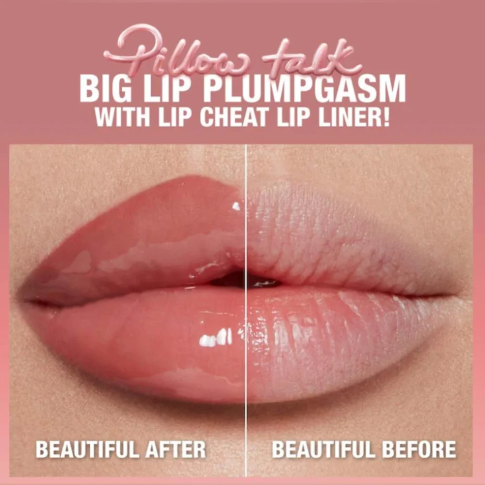 New!!!!Charlotte Tilbury Pillow Talk Big Lip Plumpgasm Plumping Lip:Fair…
