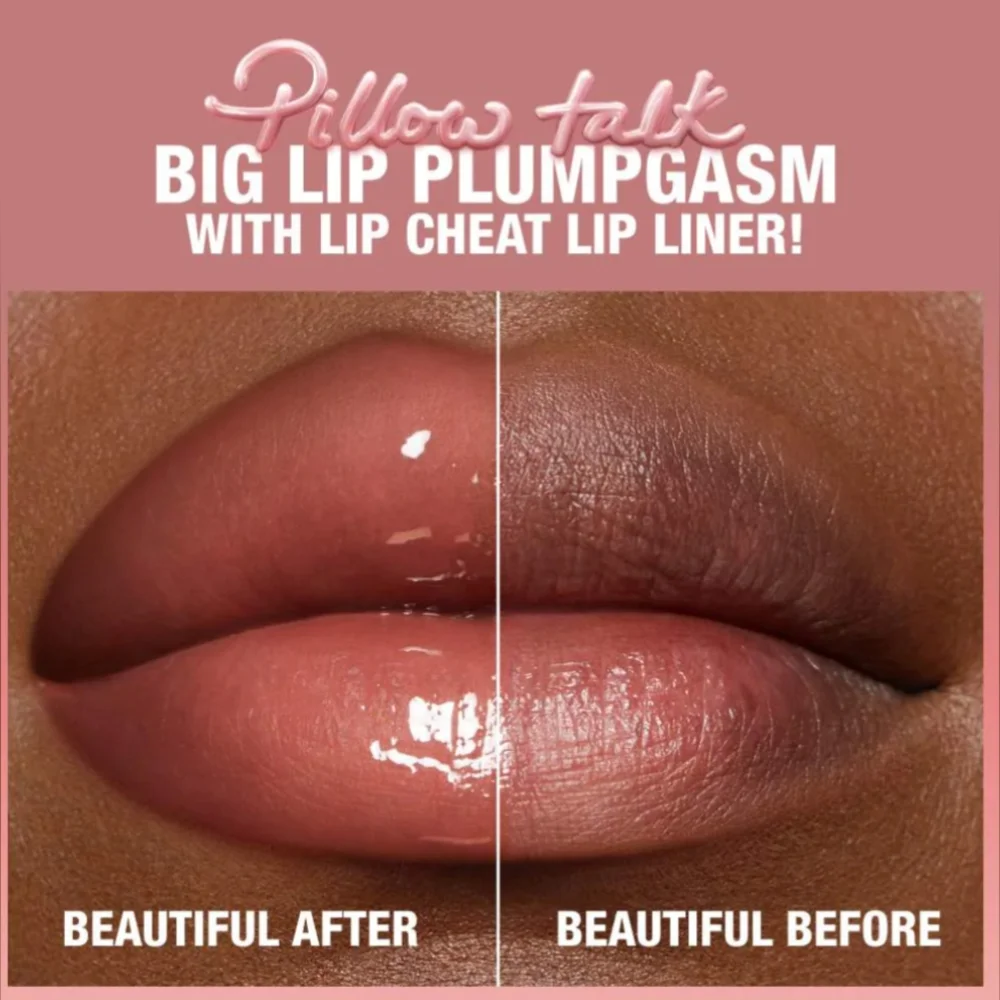 New!!!!Charlotte Tilbury Pillow Talk Big Lip Plumpgasm Plumping Lip:Fair…