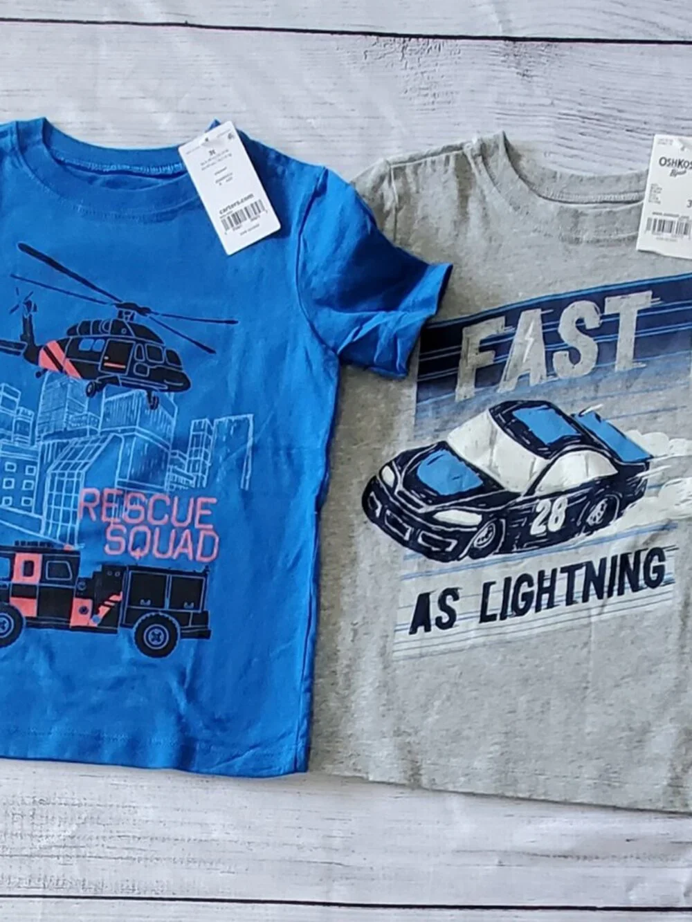 Toddler Boys Set of 2 T-shirts Size 3T 
