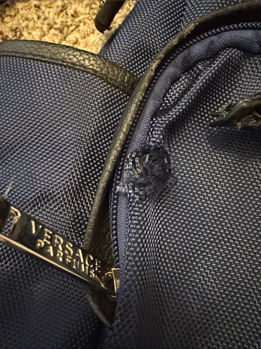 Versace Parfums navy blue