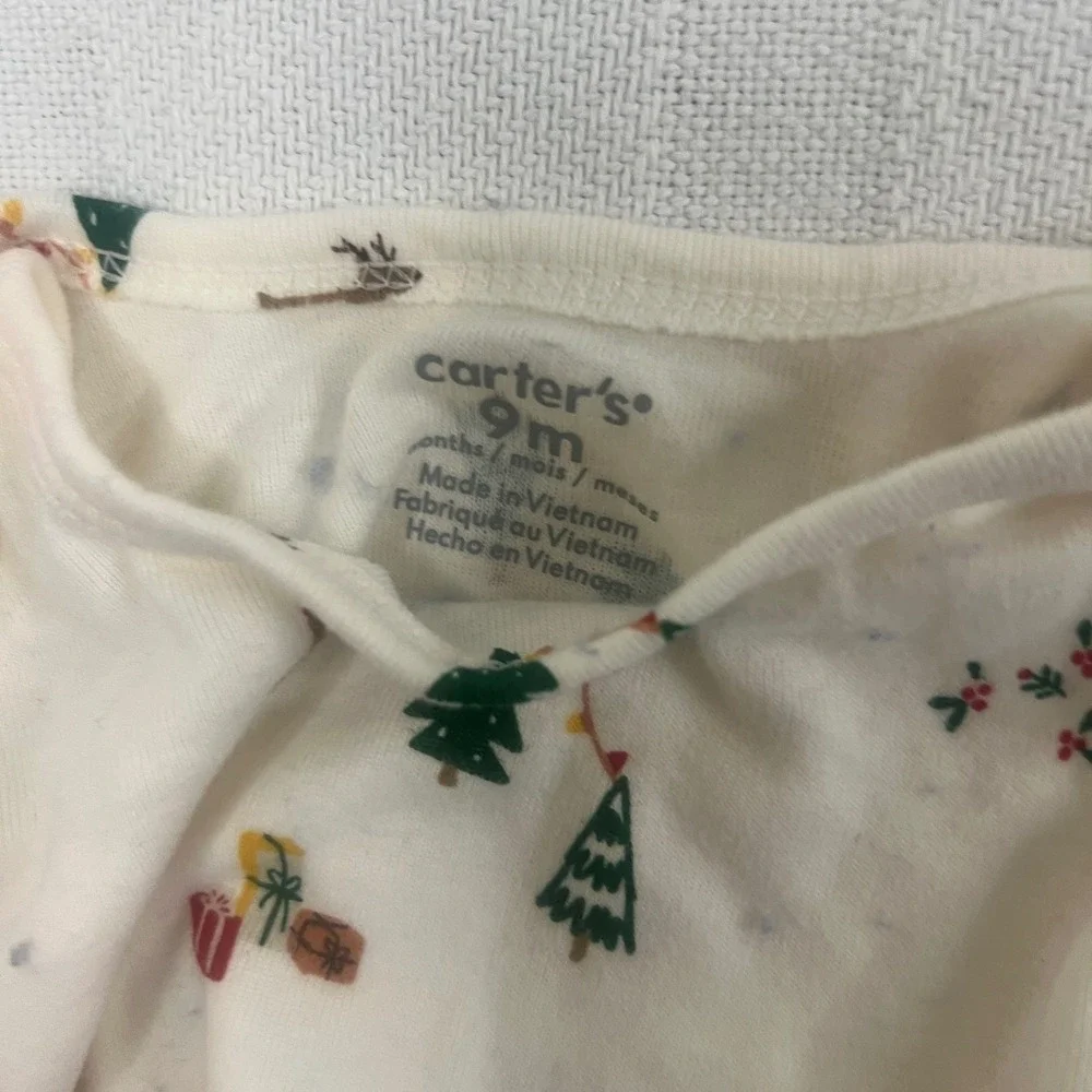 Baby Clothing Lot 5pc Carter's Puma Children's Place 6-9 Months Bodysuits Pants