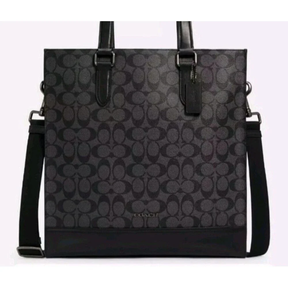 Coach signature coated