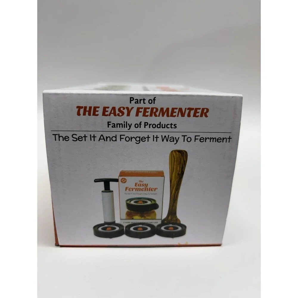 The Easy Weight Fermenting Weights 4 Pack Wide Mouth Mason Jar Glass