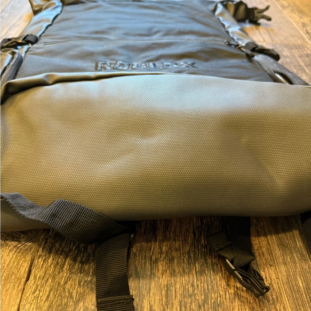 Roblox Employee Exclusive Black Roll-Top Backpack - Rare Company Swag