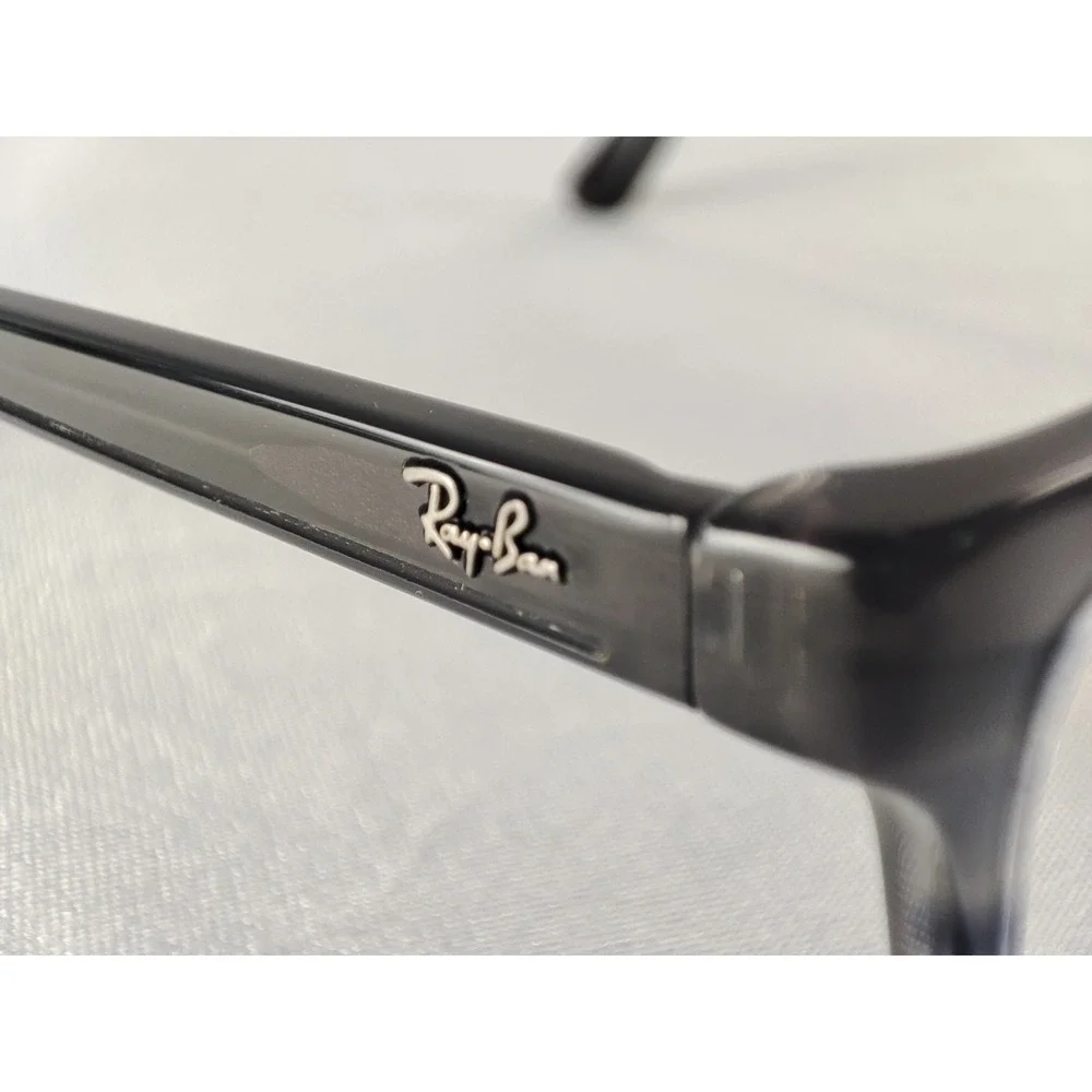 Ray-Ban Junior RB 1536 3730 Grey Blue‎ Striped Eyeglass Frames 48-16-130 Kids