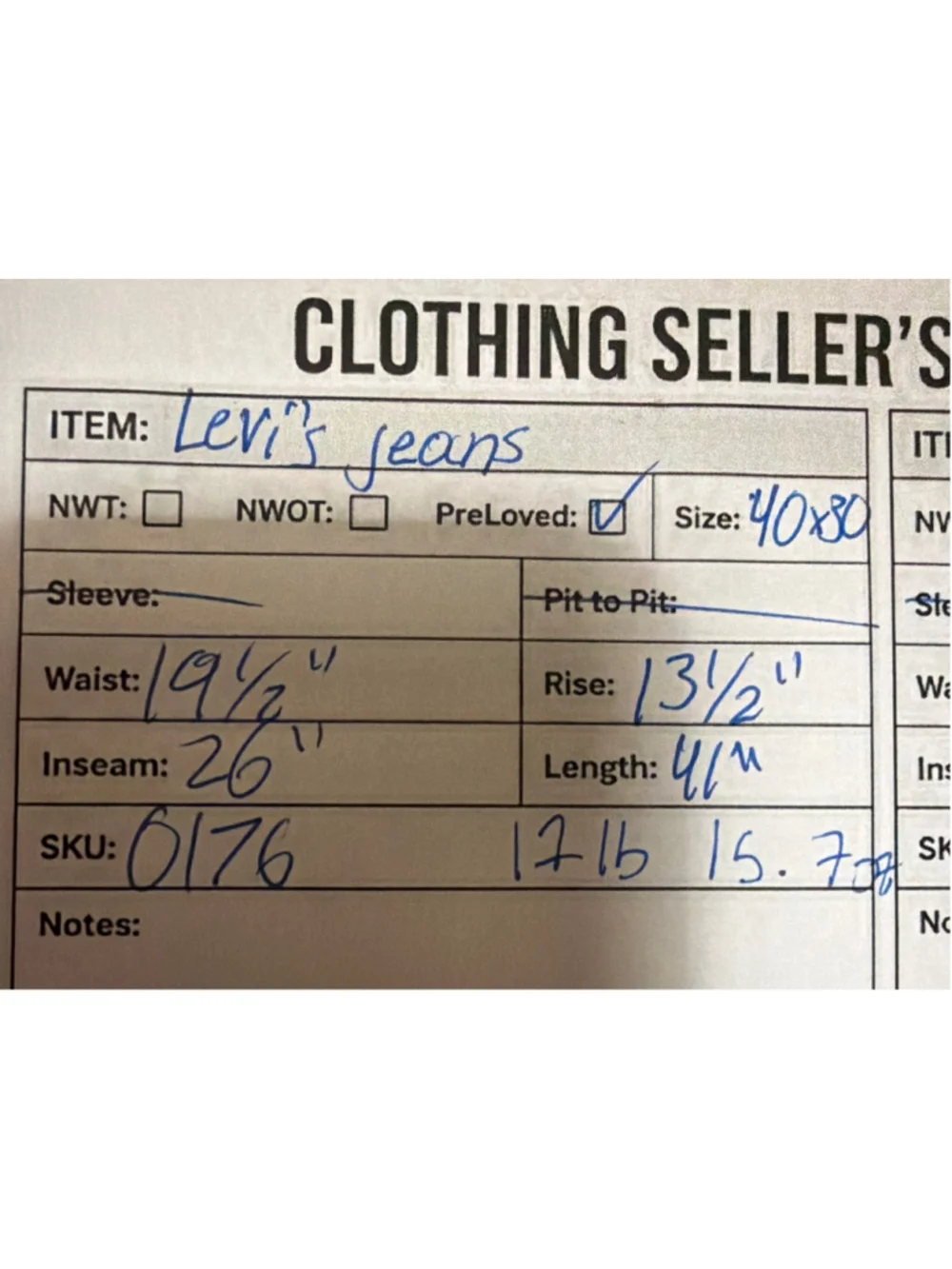 Levis levi’s 550