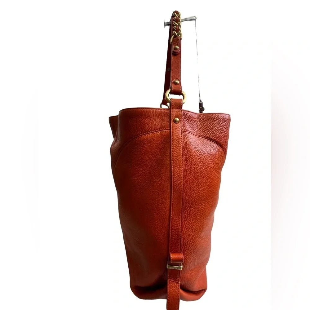 Brahmin orange shoulder